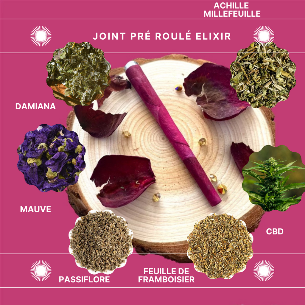 Joint PRÉ ROULÉ PETALE DE ROSE ELIXIR CBD- 1 gr